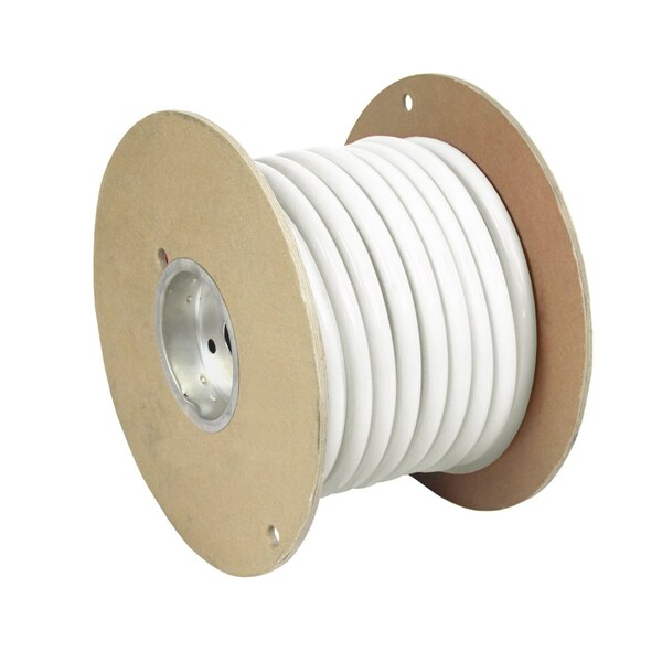 Pacer White 2 AWG Battery Cable, 50'